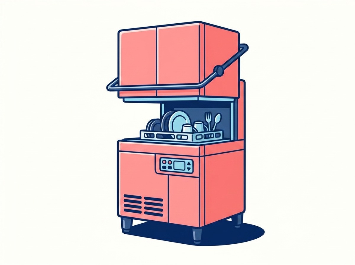 Pass-Through Dishwasher